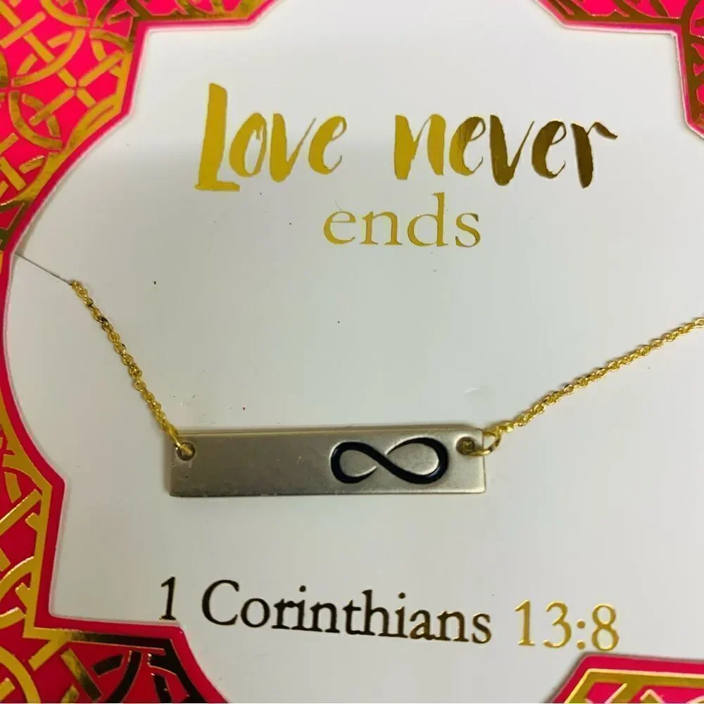 Simply Southern Love Never Ends Gold Necklace‎